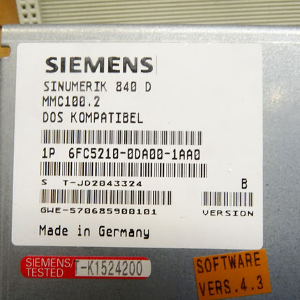 Siemens Sinumerik 840D / 6FC5210-0DA00-1AA0