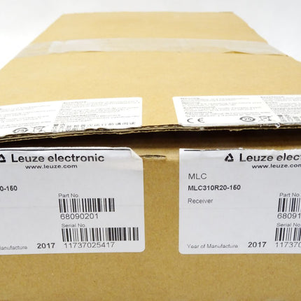 Leuze Electronic MLC MLC300T20-150 68090201 Transmitter + MLC310R20-150 68091201 Receiver / Neu OVP