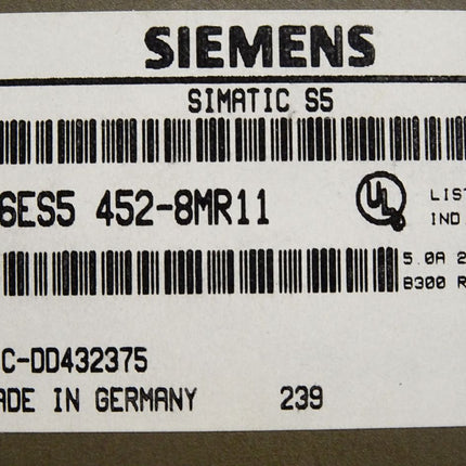 Siemens 6ES5452-8MR11 6ES5 452-8MR11