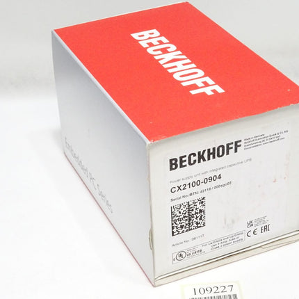 Beckhoff CX2100-0904 Netzteil mit integrierter kapazitiver USV / Neu OVP