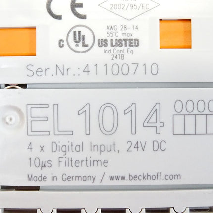 Beckhoff EL1014 4xDigital Input 24VDC