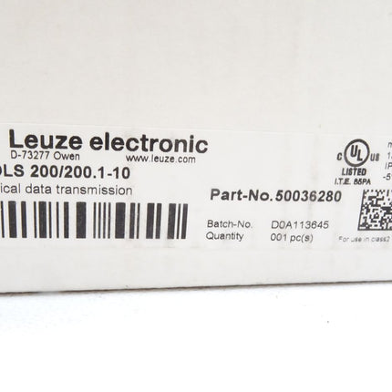 Leuze electronic DDLS200/200.1-10 50036280 Optische Datenübertragung / Neu OVP