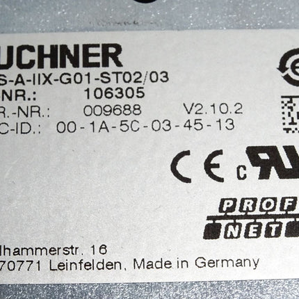 Euchner 106305 EKS-A-IIX-G01-ST02/03 Schlüsselaufnahme PROFINET / Neu OVP