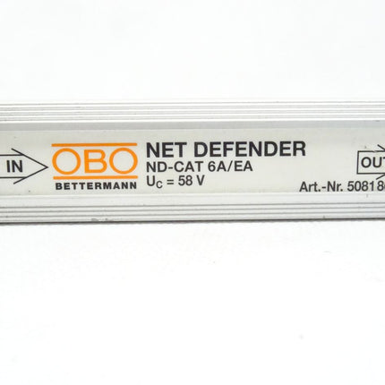 Bettermann OBO 5081800 Datenleitungsschutz Net Defender ND-CAT 6A/EA / 58V