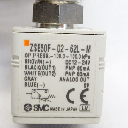 SMC ZSE50F-02-62L-M Digital Pressure Switch