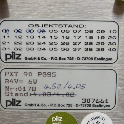 Pilz PXT 90 PGS5 24V 6W Operator Panel