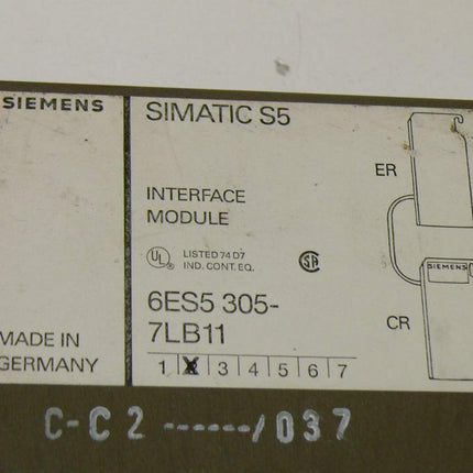 Siemens Simatic 6ES5 305-7LB11 / 6ES5305-7LB11 E:02