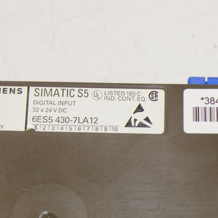 SIEMENS Simatic S5 6ES5 430 7LA12 6ES5430-7LA12 E:01