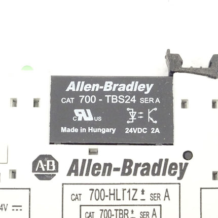 Allen Bradley 700-HLT1Z Schnittstellen Modul + 700-TBS24 Relais