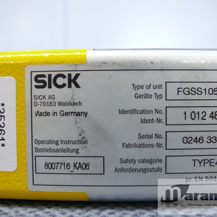 SICK FGSS1050-12 Sender 1012488 Lichtschranke