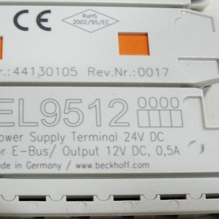 Beckhoff EL9512 Netzteilklemme / Neu OVP