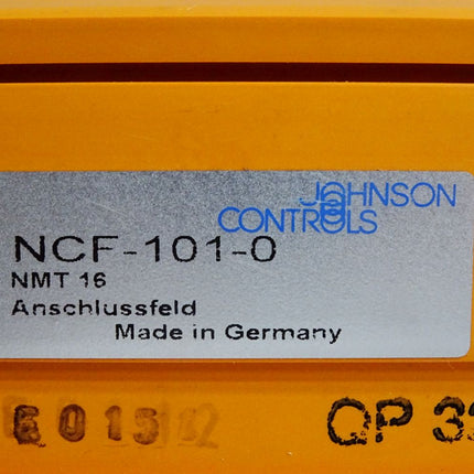 Johnson Controls JCI NMT CON 170 1746 102 BS NCF-101-0 NMT16