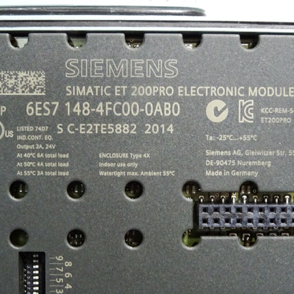 Siemens ET200PRO 6ES7148-4FC00-0AB0 6ES7 148-4FC00-0AB0