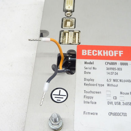 Beckhoff CP6809-0000-0000 6,5" Industrie Panel