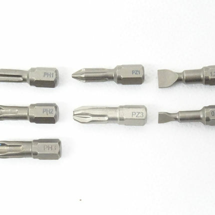 1Kg ca. 230x Makita Bits - PZ1 +  PZ2 + PZ3 + PH1 + PH2 + PH3 + 1,2x6,5 Mix  Neu