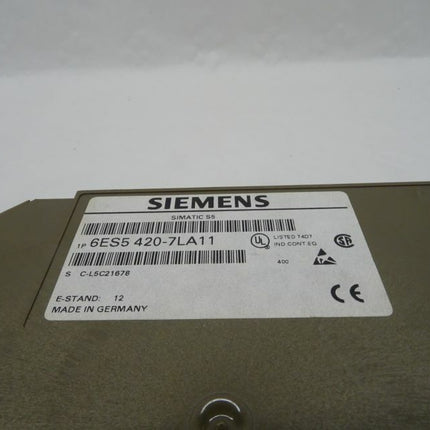 Siemens 6ES5420-7LA11 Simatic S5 6ES5 420-7LA11 E:012 Digital Input