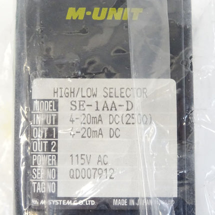 M-System M-Unit High/low selector / SE-1AA-D / Neu OVP