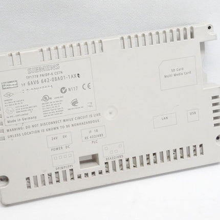 Siemens Backcover Rückschale Panel TP177B PN/DP-6 CSTN 6AV6642-0BA01-1AX0 6AV6 642-0BA01-1AX0