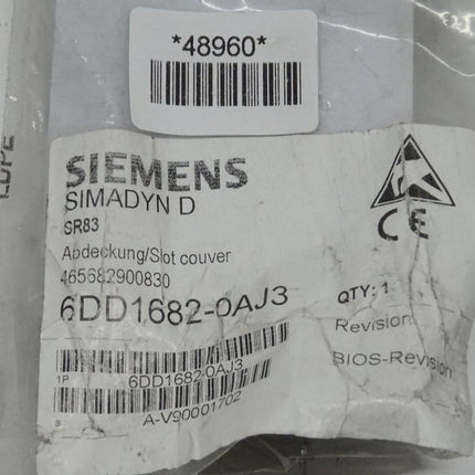 Siemens 6DD1682-0AJ3 Abdeckung 6DD1 682-0AJ3 neu-OVP