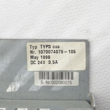 Bosch typ3 OSA 1070074075-105 / 1070077630-102 / 1070078280-103