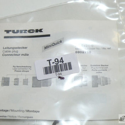 NEU-OVP Turck HS 5131-0 / 6902710 Leitungsstecker Stecker