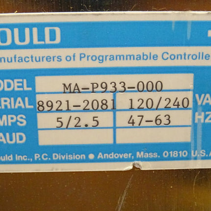 Gould MA-P933-000 P933 Power Supply