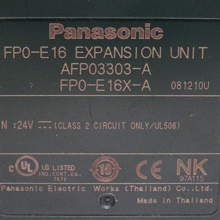 Panasonic Expansion Unit FP0-E16 AFP03303-A FP0-E16X-A