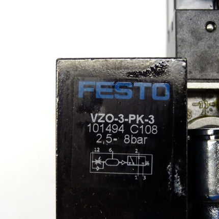 Festo MecLock Schnelllaufsteuerung 1189798 + VZO-3-PK-3 101494