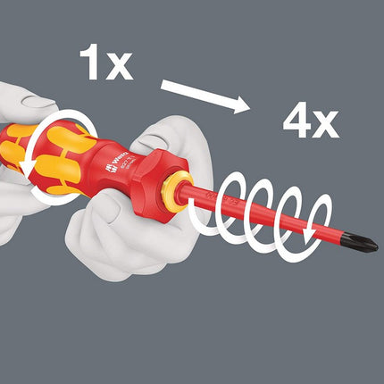 Wera Kraftform Kompakt Turbo VDE Imperial 1 - 05057485001 Bit-Set 16teilig