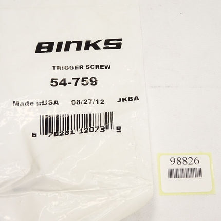 Binks 54-759 Trigger Screw / Neu OVP