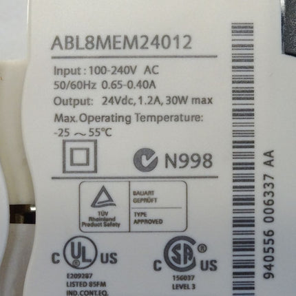 Telemecanique Schneider Electric ABL8MEM24012