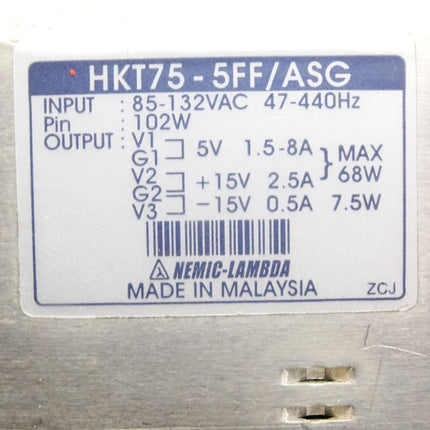 Nemic-Lambda Power Supply HKT75-5FF/ASG