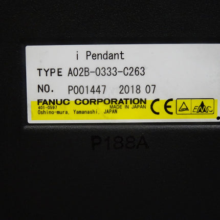 Fanuc i Pendant Touch Panel A02B-0333-C263 / Neu