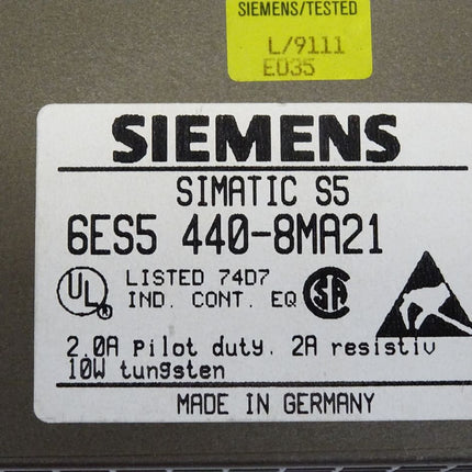 Siemens 6ES5440-8MA21 / 6ES5 440-8MA21