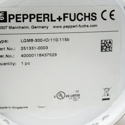 Pepperl+Fuchs Lichtgitter 251331-0003 LGM8-300-IO/110/115B / Neu OVP