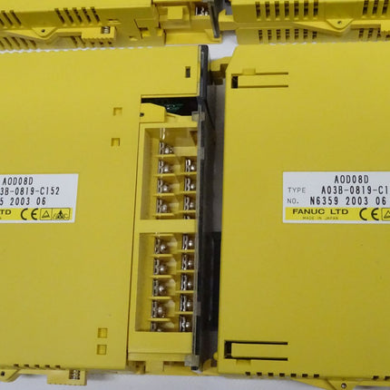 Fanuc Rack Set A03B-0819-C152 ABU10A AOD08D AID16D AIF01A