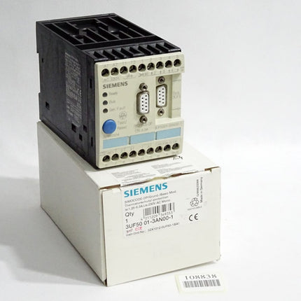 Siemens 3UF5001-3AN00-1 E08 Grundgerät SIMOCODE DP PROFIBUS DP-Schnittstelle / Neuwertig