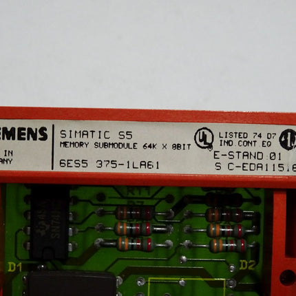 Siemens Memory Submodule 6ES5375-1LA61 6ES5 375-1LA61