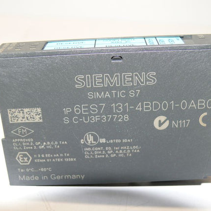 Siemens Simatic S7 6ES7131-4BD01-0AB0 / 6ES7 131-4BD01-0AB0