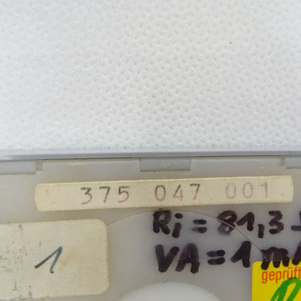 Gossen Analoganzeige 0-100 / 1mA / 0-1,5 Amperemeter Messgerät 375 047 001