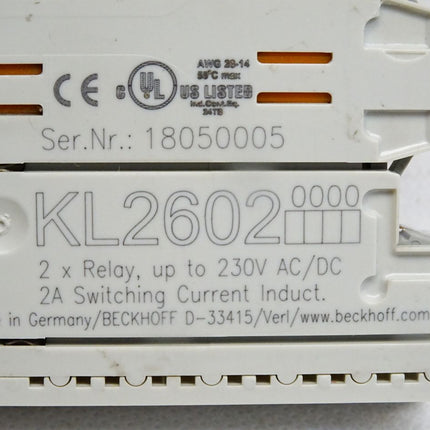 Beckhoff KL2602 Ausgangsklemme