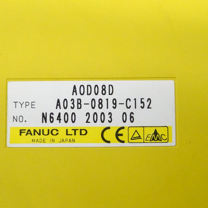 Fanuc A03B-0819-C152 Output Module AOD08D N6400 2003-06