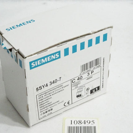 Siemens Leitungsschutzschalter 5SY4340-7 / Neu OVP