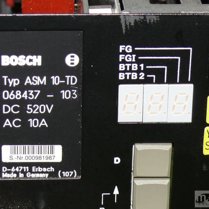 Bosch ASM 10-TD 068437-103 Servo Modul