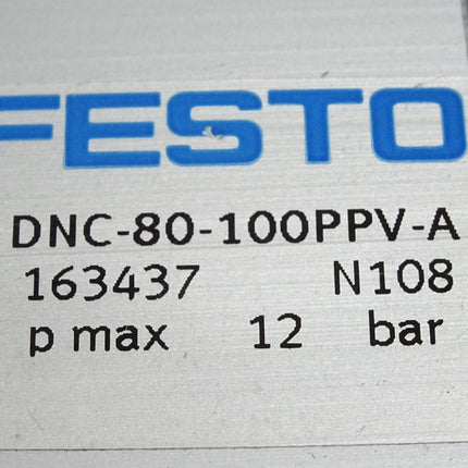 Festo 163437 Normzylinder DNC-80-100-PPV-A n