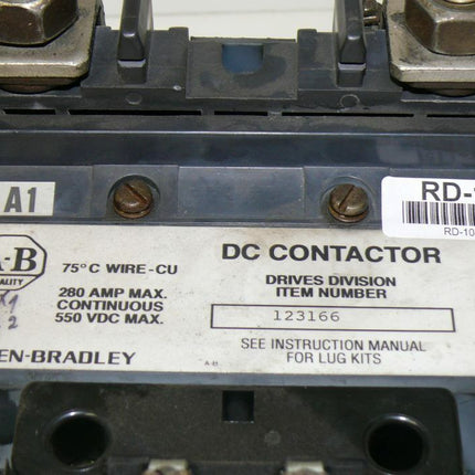 Allen Bradley 123166 DC Contactor