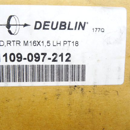 Deublin 1109-097-212 M16x1.5 LH Drehdurchführung / Neu OVP