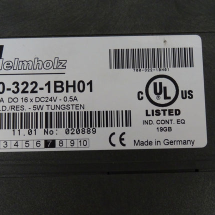 Helmholz 700-322-1BH01 Digitalausgangsmodul Digitial Output Module