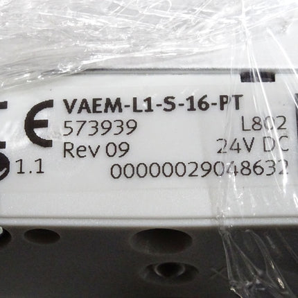 Festo Ventilinsel VTUG-14-VRPT-S8-B1T-Q10-U-Q6S-AA6JLL 573606  573939 VAEM-L1-S-16-PT / Neu