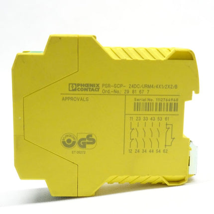 Phoenix Contact 2981677 PSR-SCP- 24DC/URM4/4X1/2X2/B Safety Relay